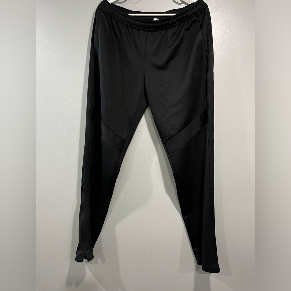 ADIDAS Women's Tiro 21 Track Pants All Black Size L 16-18